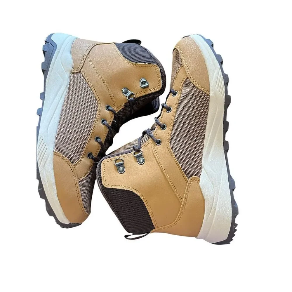 All in Motion Men's Brown Winter Hiking Boots Lace Up‎ Durable
